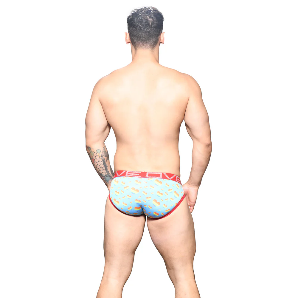 Andrew Christian Almost Naked - Love Pride Hearts Brief - Image 7
