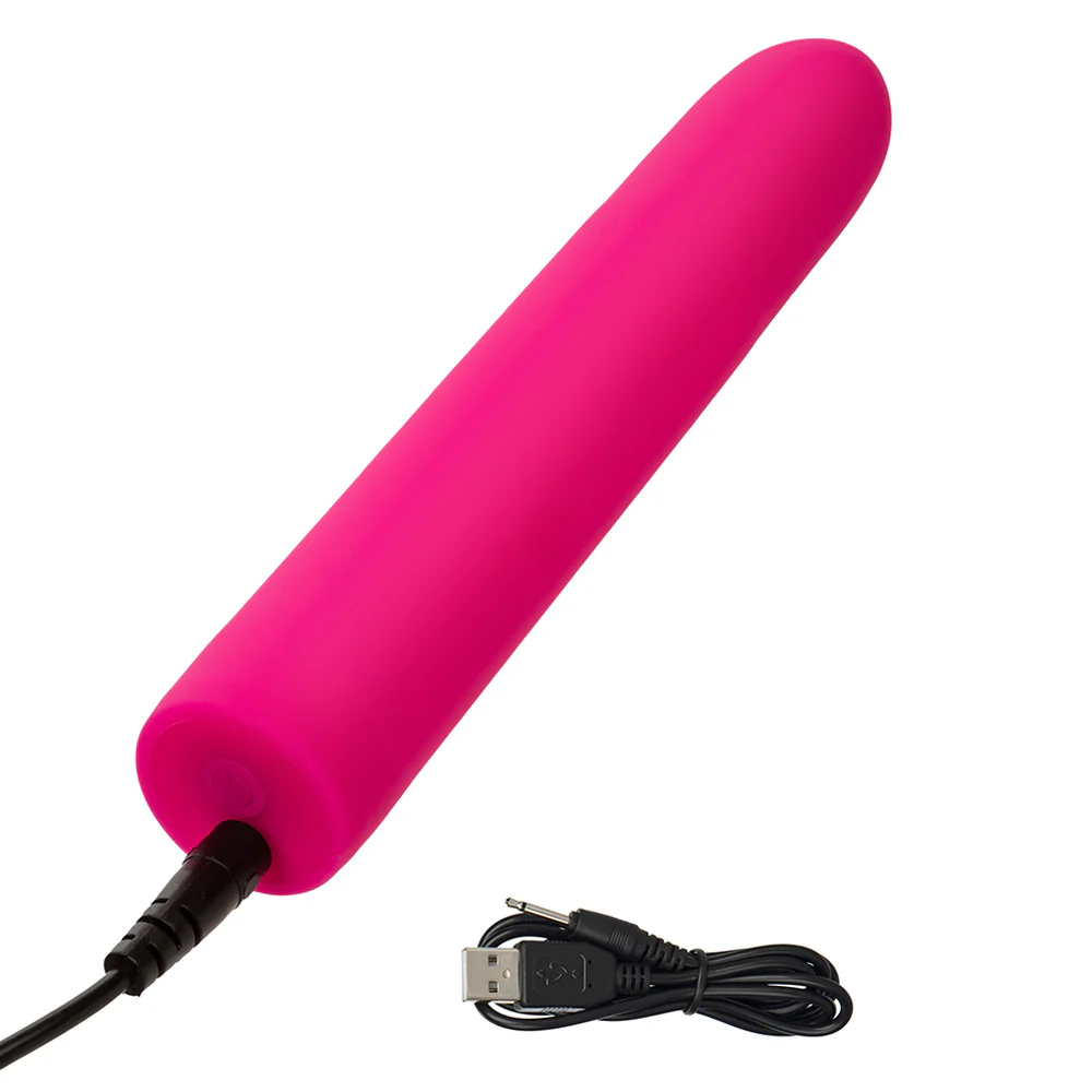 Classic Chic Rechargeable Liquid Silicone Standard Straight Vibrator - Image 6