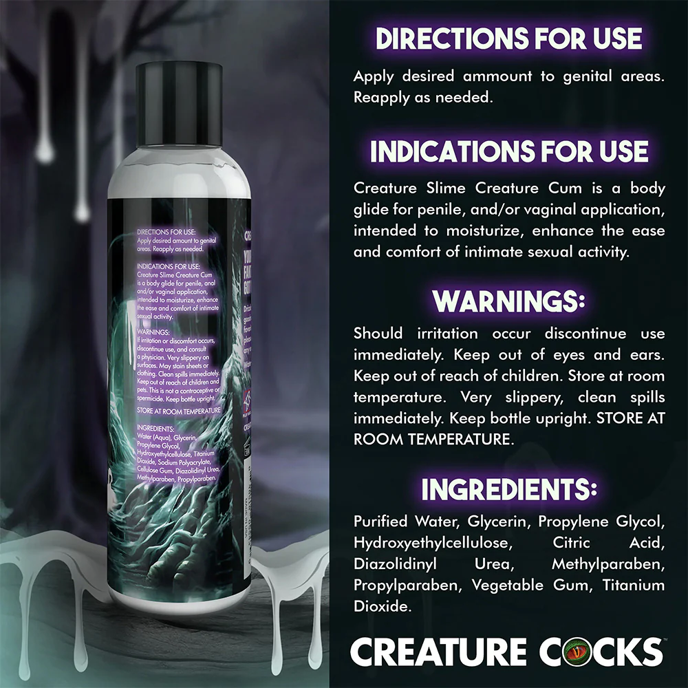 Creature Slime Creature Cum Unscented Water-Based Lubricant - Image 4