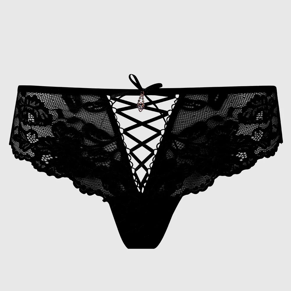 House of Desire Bella Strappy Lace Tanga Panty - Image 9