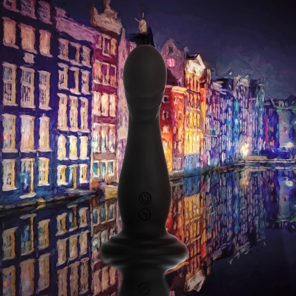 Impressions Amsterdam Vibrating Ribbed Dildo With Suction Cup - Image 8