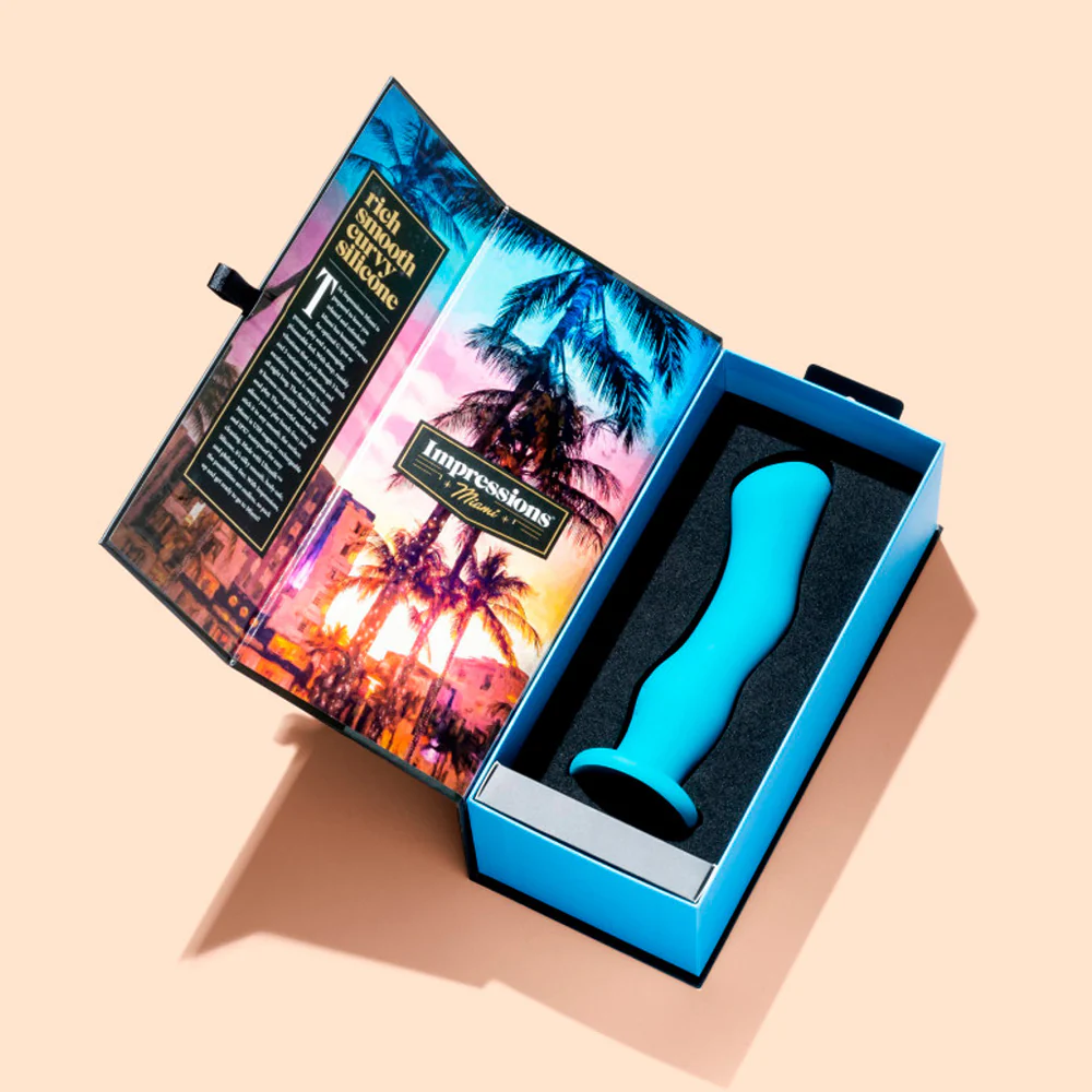 Impressions Miami Vibrating Bulbous Dildo With Suction Cup - Image 6