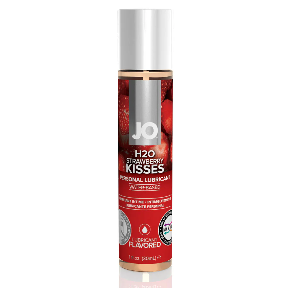 JO H2O Strawberry Kisses Flavoured Lubricant - Image 3
