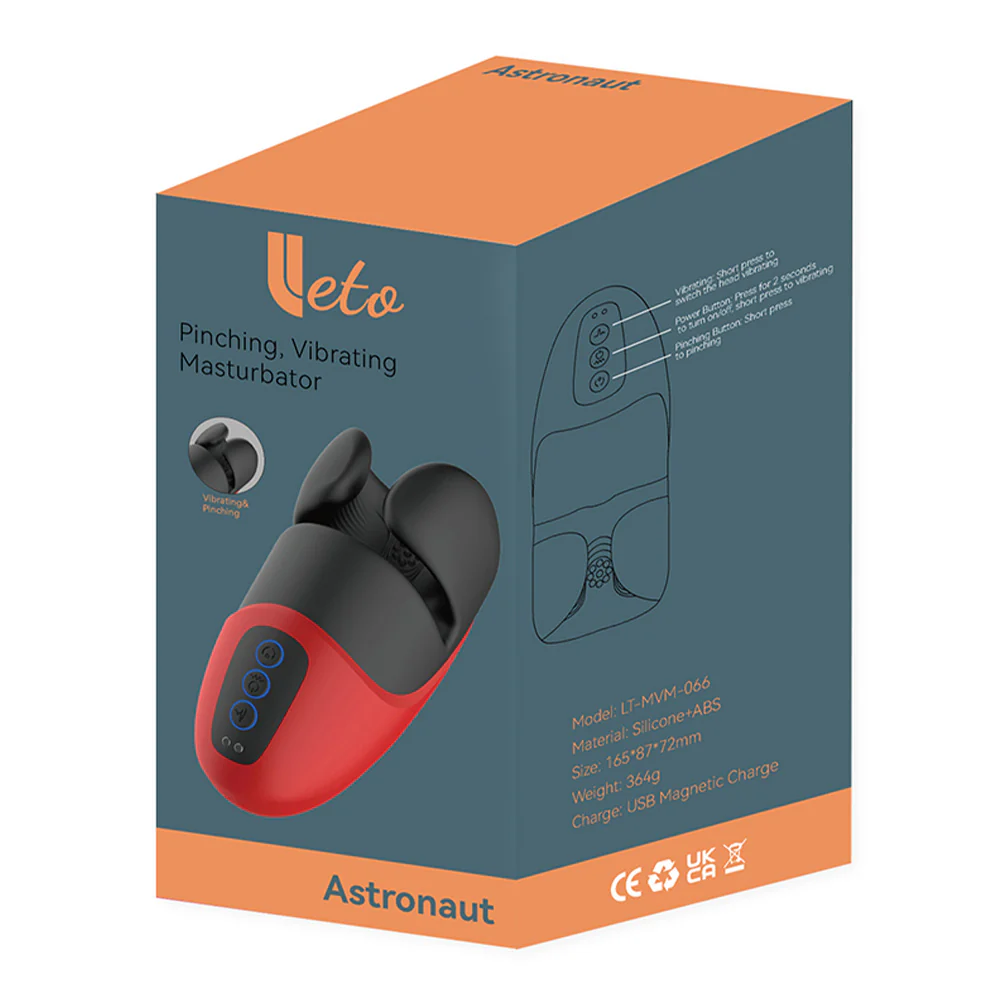 Leto Astronaut Shaft Squeezing & Vibrating Head Stimulator - Image 5