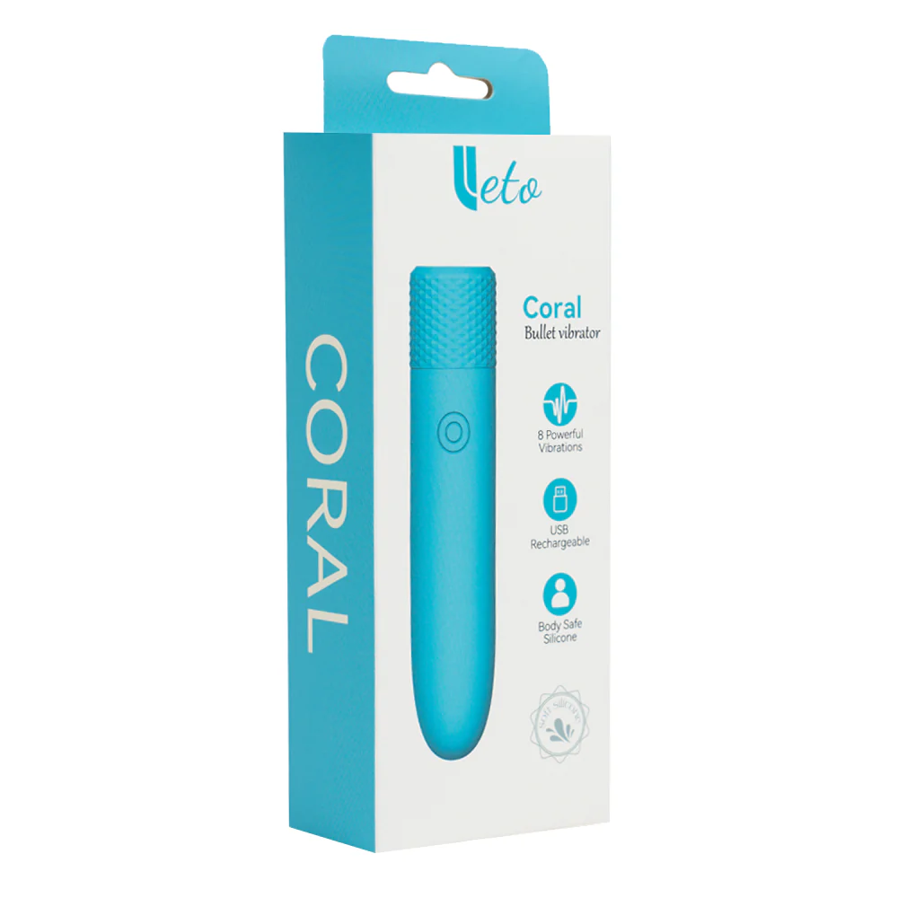 Leto Coral 8-Mode Silicone Bullet Vibrator - Image 4