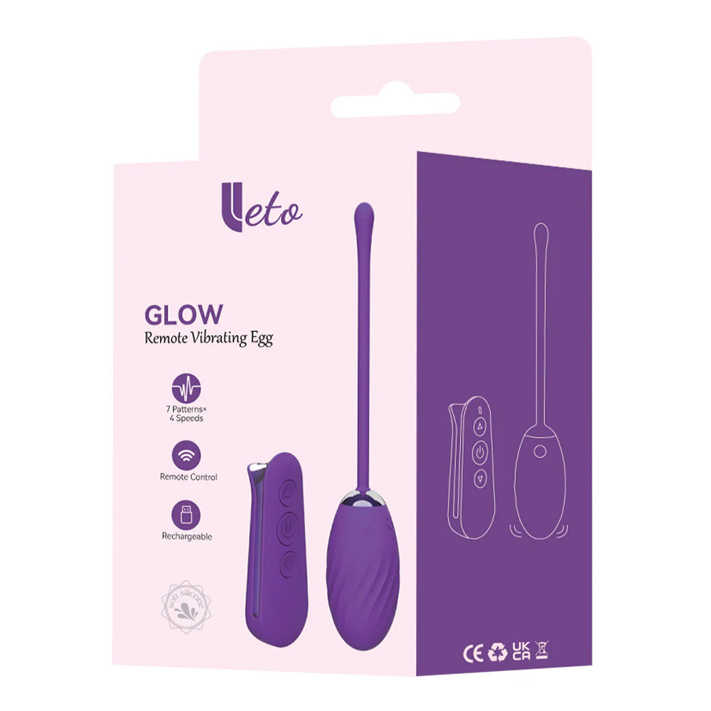 Leto Glow Remote Control Vibrating Egg - Image 4
