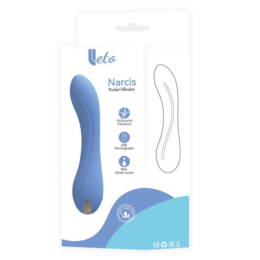 Leto Narcis Flexible Silicone Pocket G-Spot Vibrator - Image 4