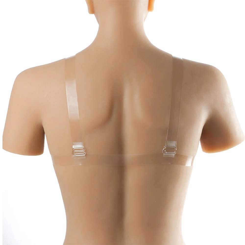 Leto Realistic Strap-On Silicone Breasts Form Bra - Image 4