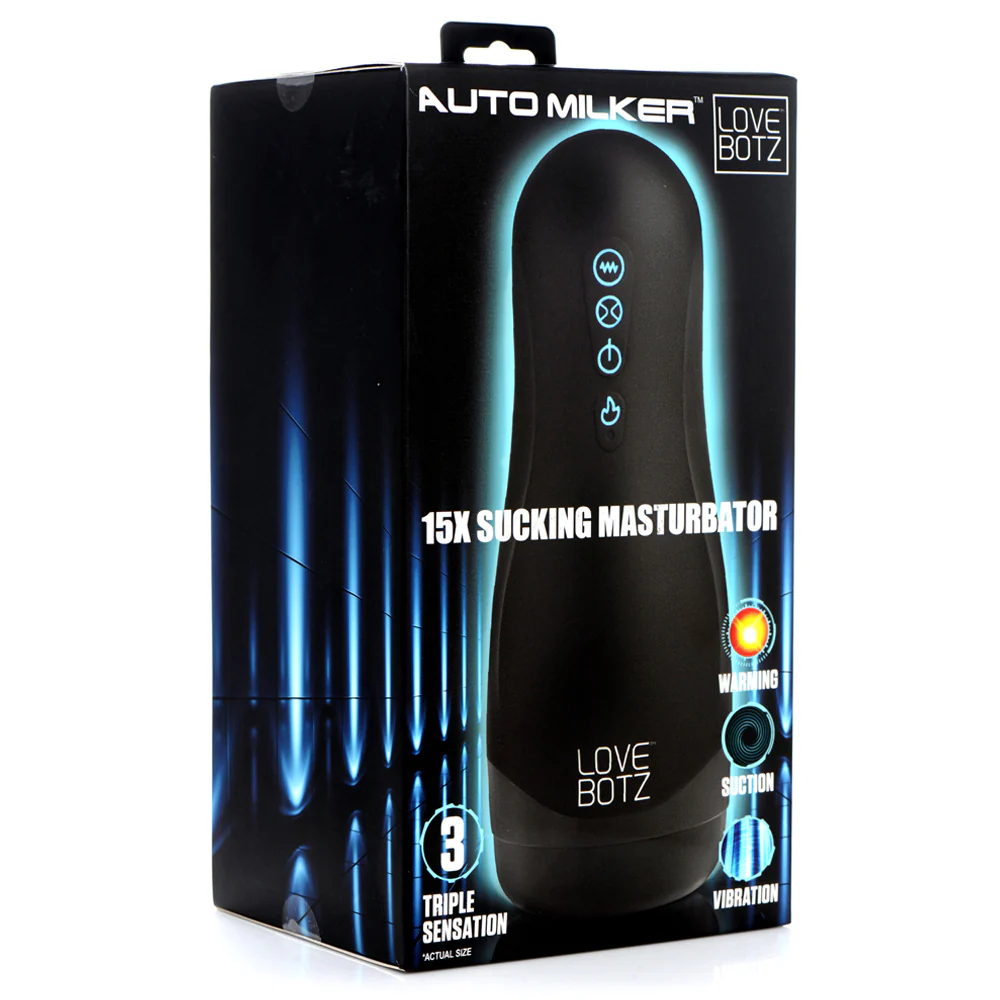 LoveBotz Auto Milker 15X Sucking, Warming & Vibrating Masturbator - Image 8