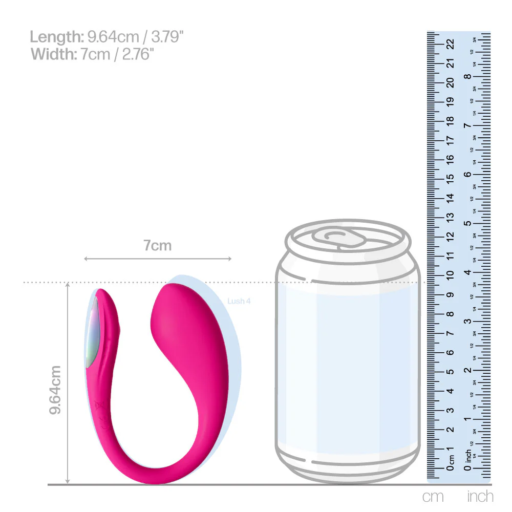 Lovense Lush Mini Bluetooth App-Controlled G-Spot Egg Vibrator - Image 10