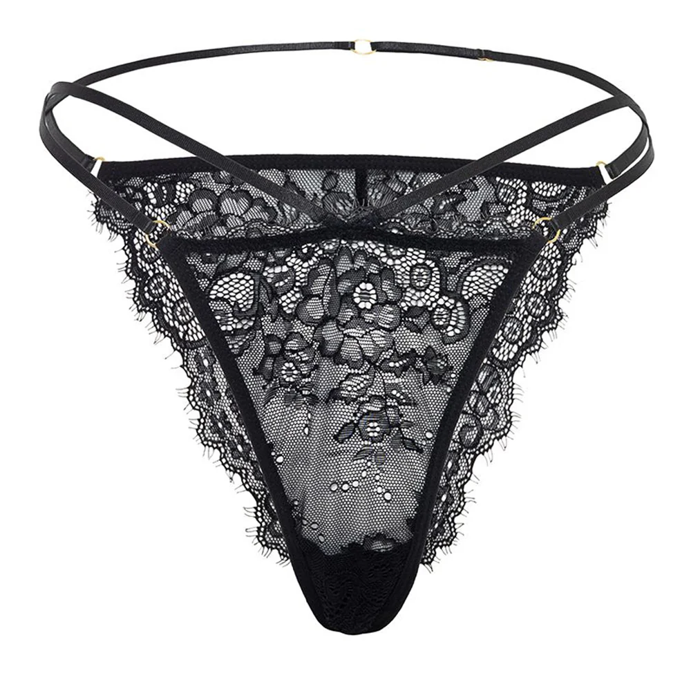 Oh La La Cheri Indie Eyelash Lace Strappy Tanga Panty - Image 6