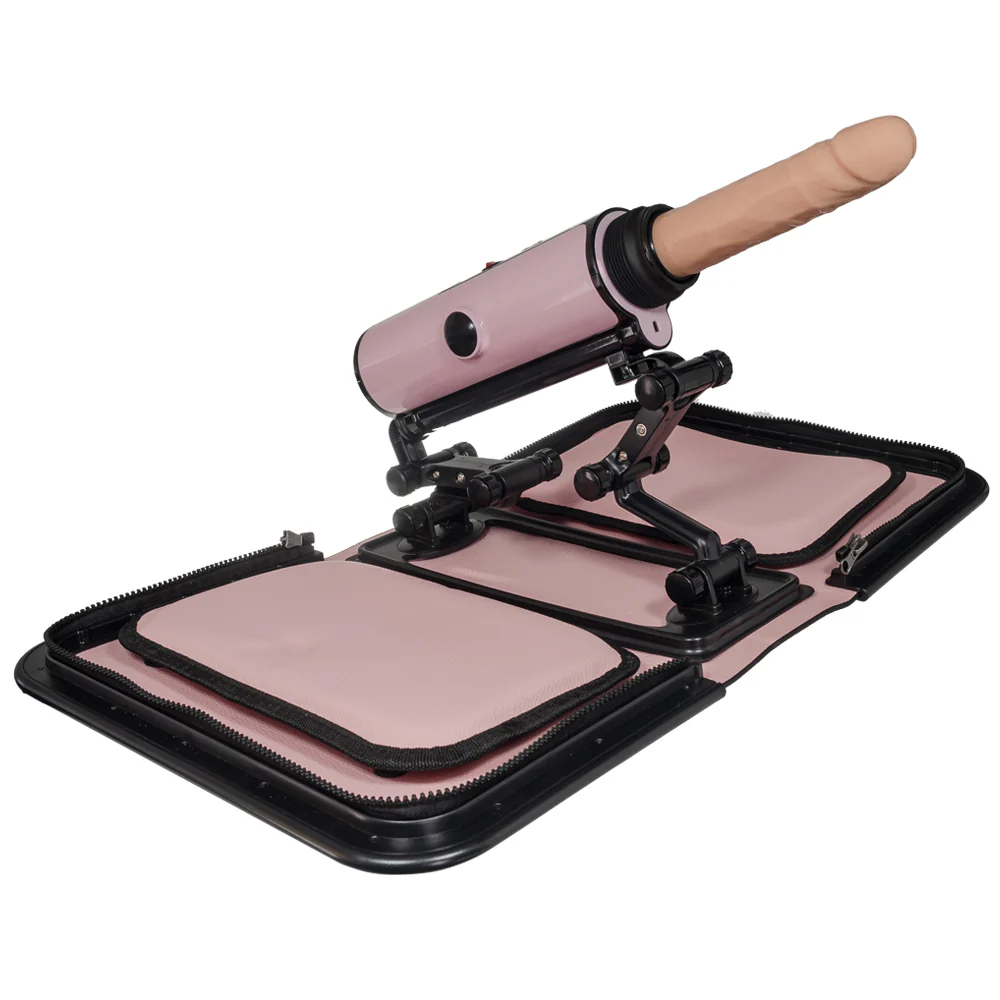 Portable Thrusting Handbag Sex Machine - Light Pink - Image 7
