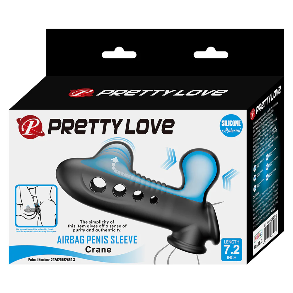 Pretty Love Crane Inflatable G-Spot Airbag Penis Sleeve - Image 7
