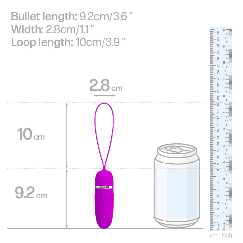 Pretty Love Dawn Remote Control Bullet Vibrator - Image 5