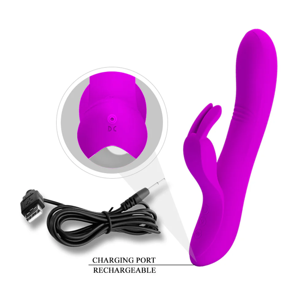 Pretty Love Dylan Come-Hither G-Spot Stroking Rabbit Vibrator - Image 5