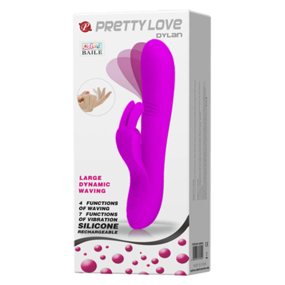 Pretty Love Dylan Come-Hither G-Spot Stroking Rabbit Vibrator - Image 6