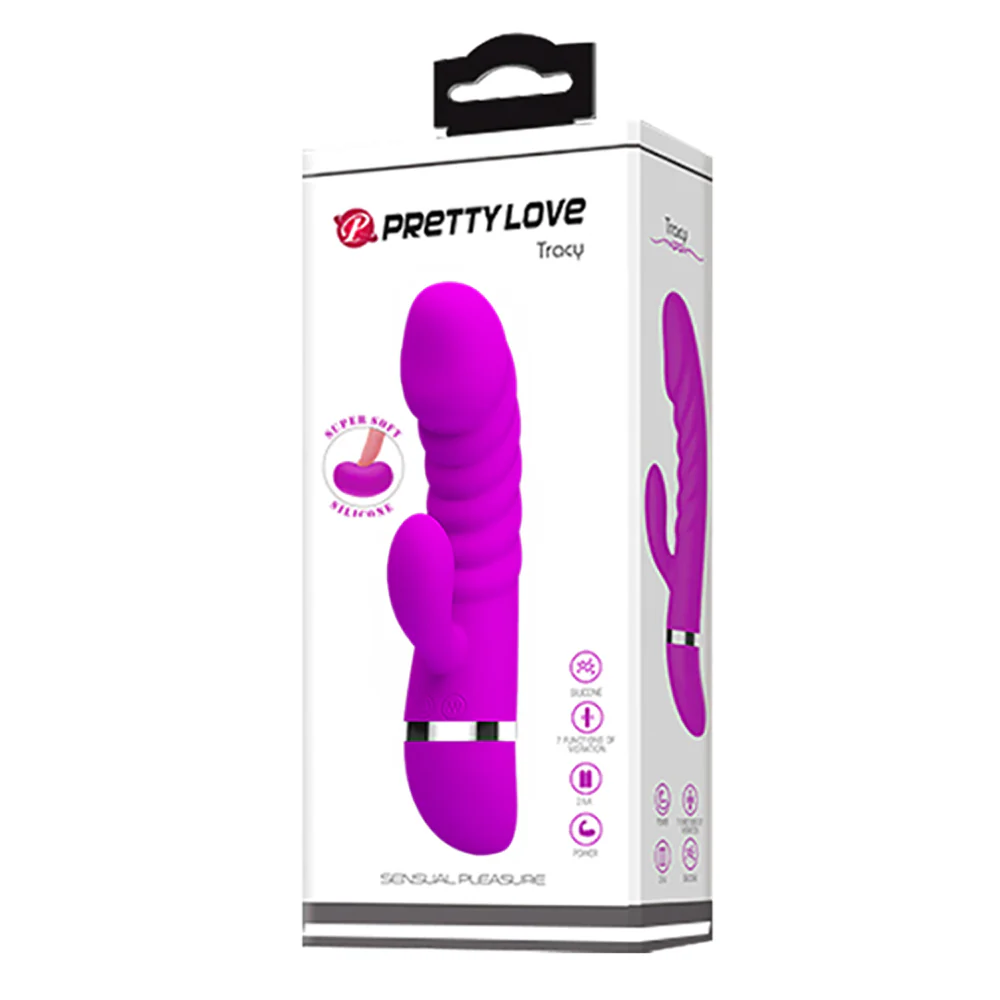 Pretty Love Tracy Ridged Rabbit Vibrator - Image 8