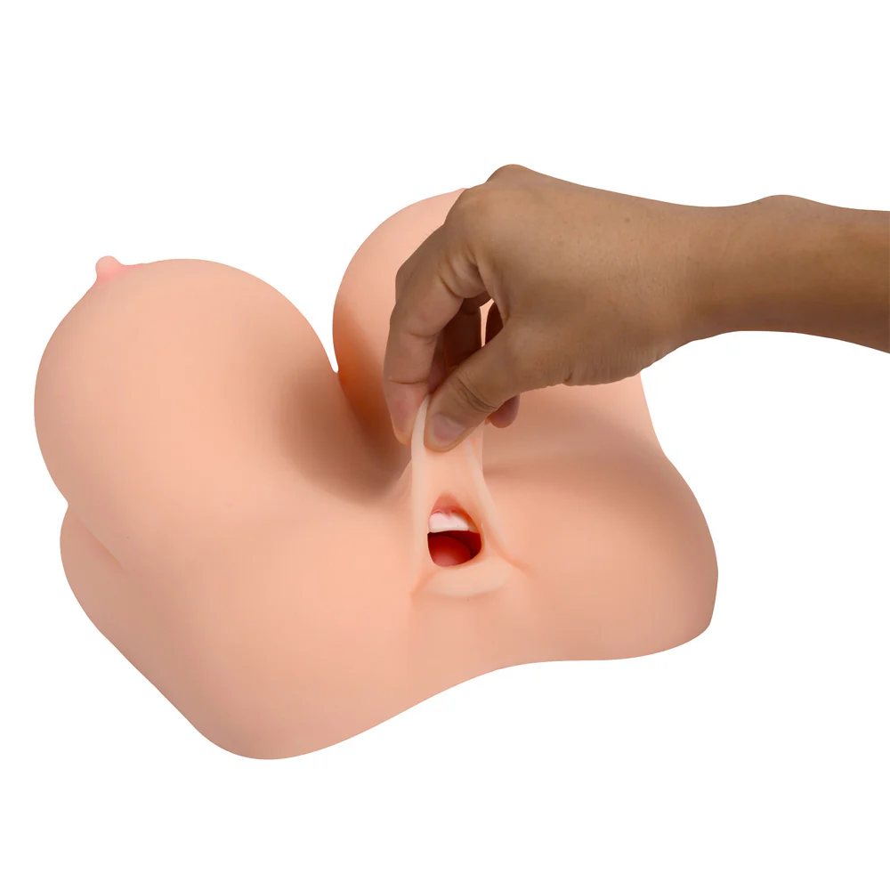 Salome Realistic Pussy, Mouth & Breasts Flat Base Masturbator - Image 6