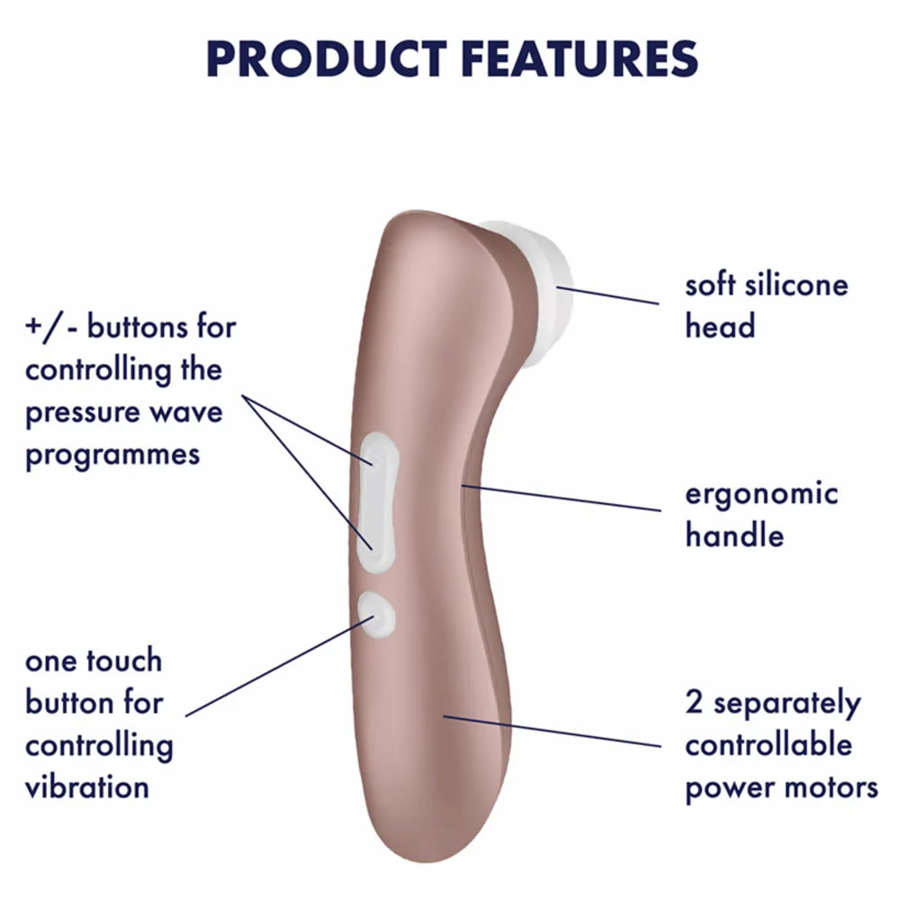 Satisfyer Pro 2+ Vibrating Air Pulse Clitoral Stimulator - Image 8