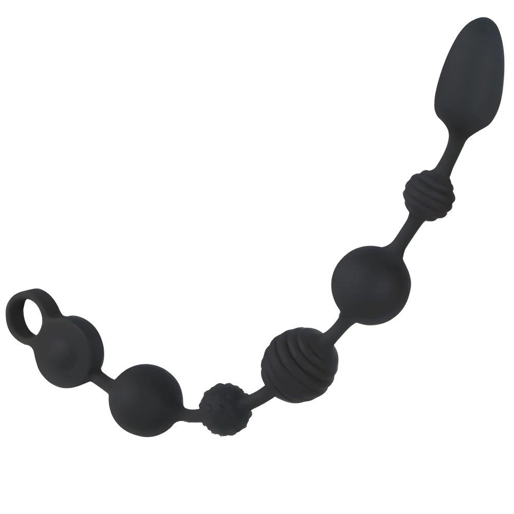 Sexyland Mamba Triple-Motor Vibrating Textured Anal Beads - Image 3