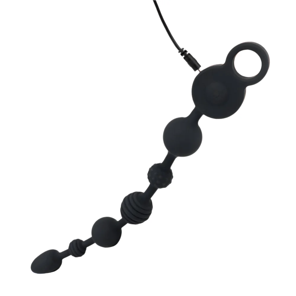 Sexyland Mamba Triple-Motor Vibrating Textured Anal Beads - Image 5