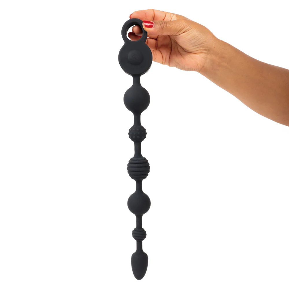 Sexyland Mamba Triple-Motor Vibrating Textured Anal Beads - Image 6