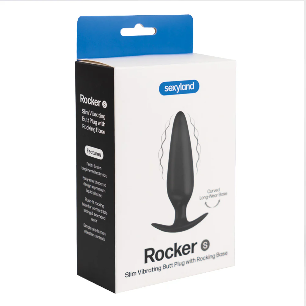 Sexyland Rocker Slim Vibrating Butt Plug With Rocking Base – Small - Image 7