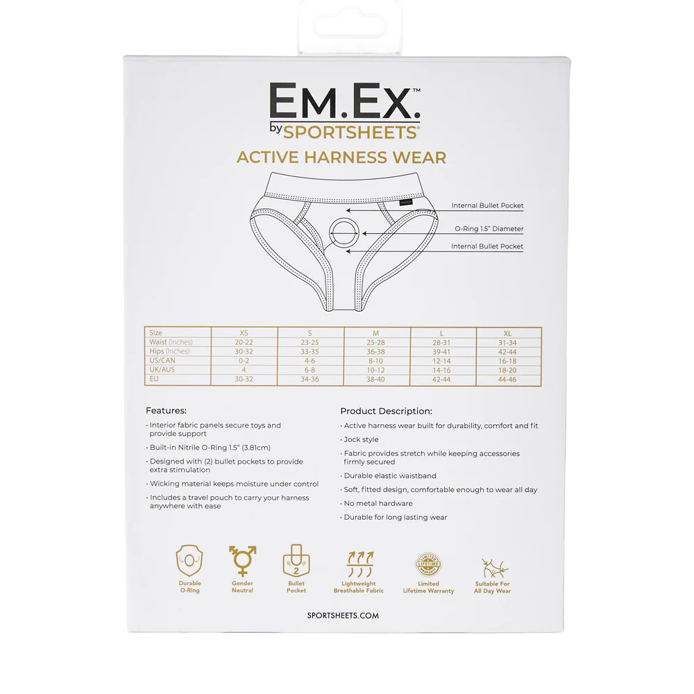 Sportsheets Em.Ex. Active Harness Wear - Contour Harness - Image 9