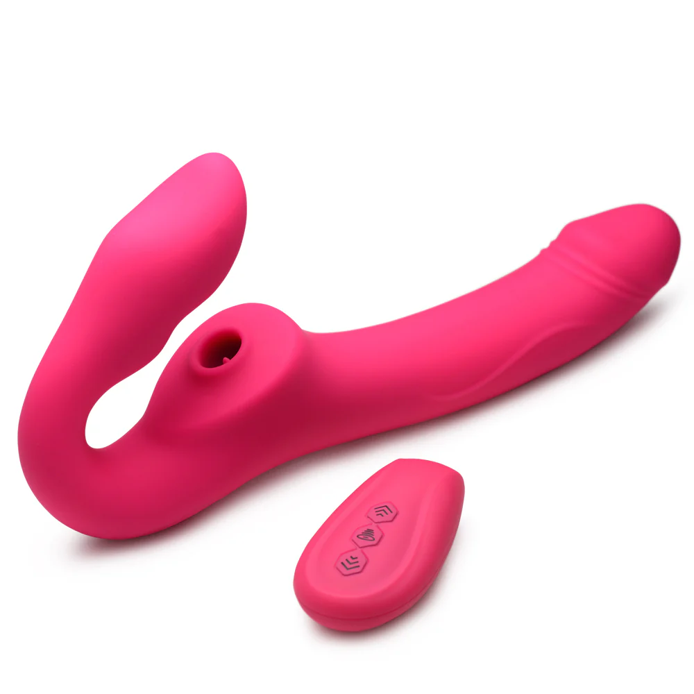Strap-U Mighty Clitoral Licker Vibrating Strapless Strap-On - Image 4