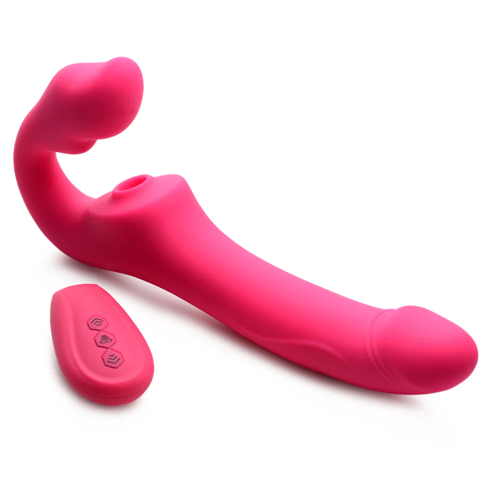 Strap-U Mighty Clitoral Licker Vibrating Strapless Strap-On - Image 5