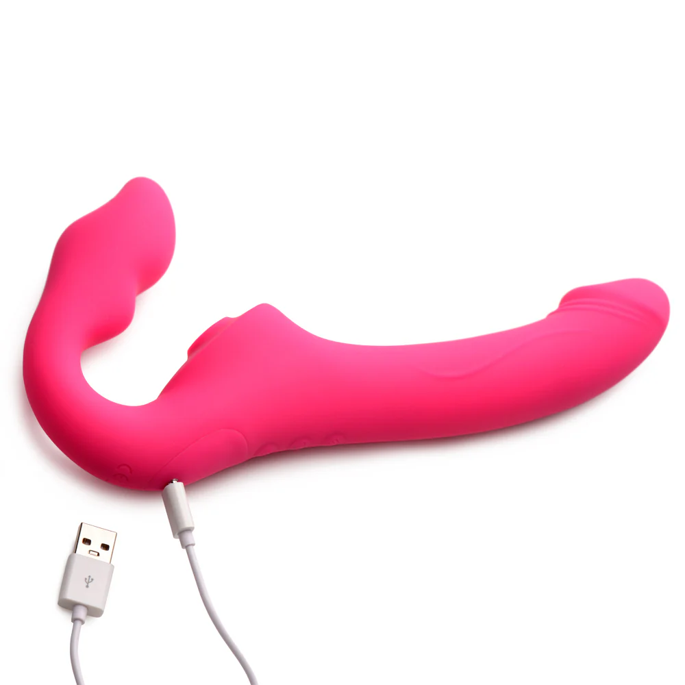 Strap-U Mighty Clitoral Licker Vibrating Strapless Strap-On - Image 7