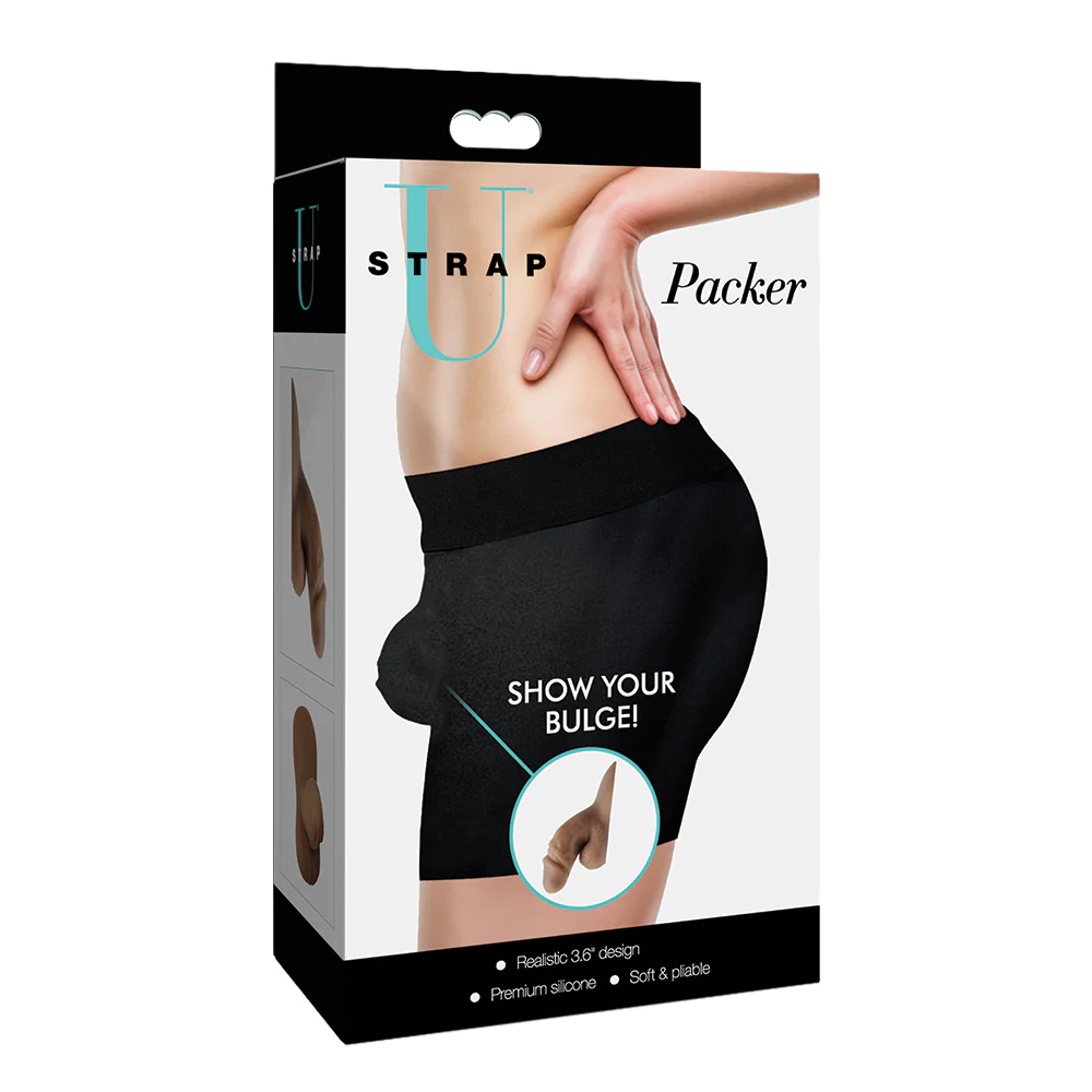 Strap U Realistic 3.6" Silicone Packer Dildo - Image 7