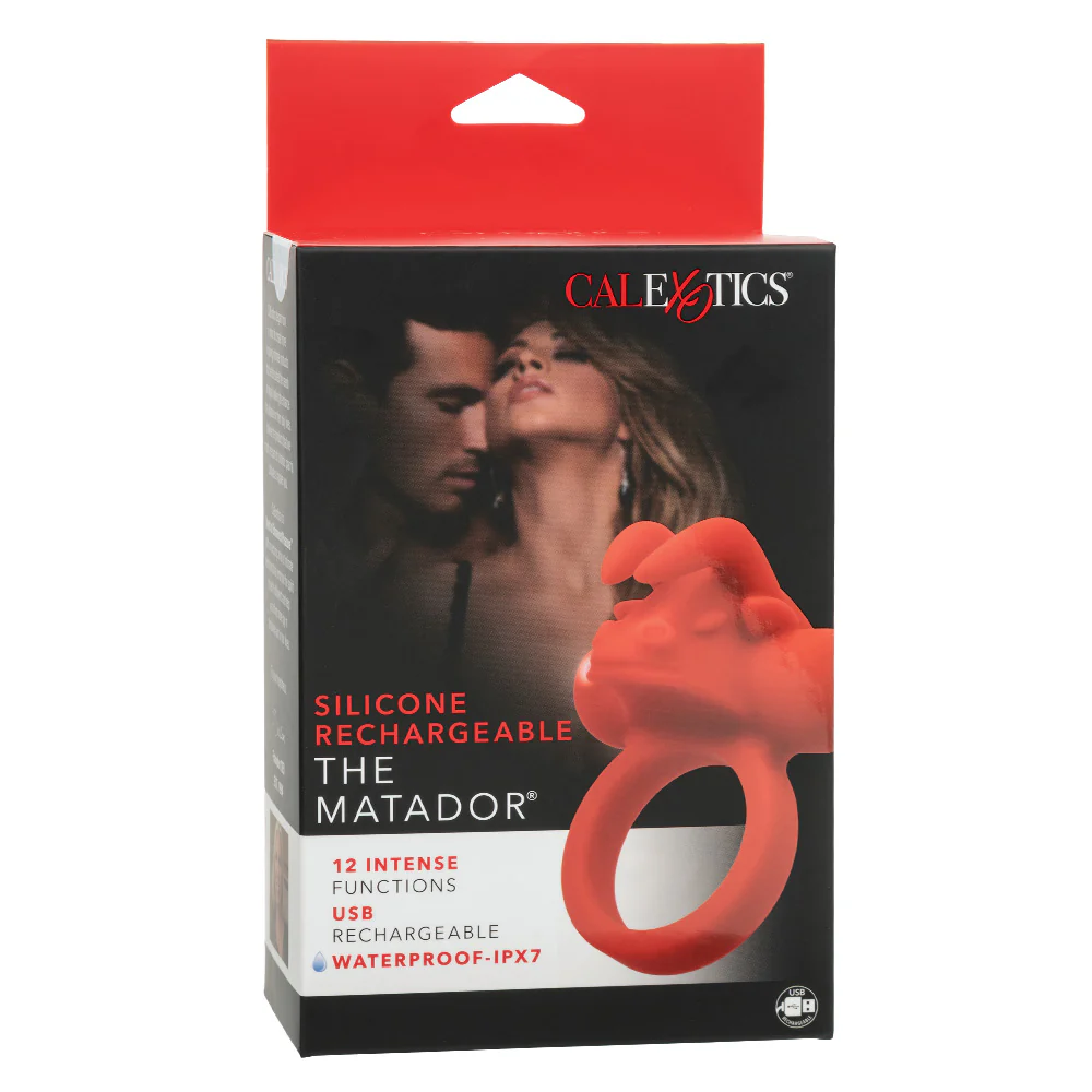 The Matador Rechargeable Vibrating Silicone Cock Ring - Image 9