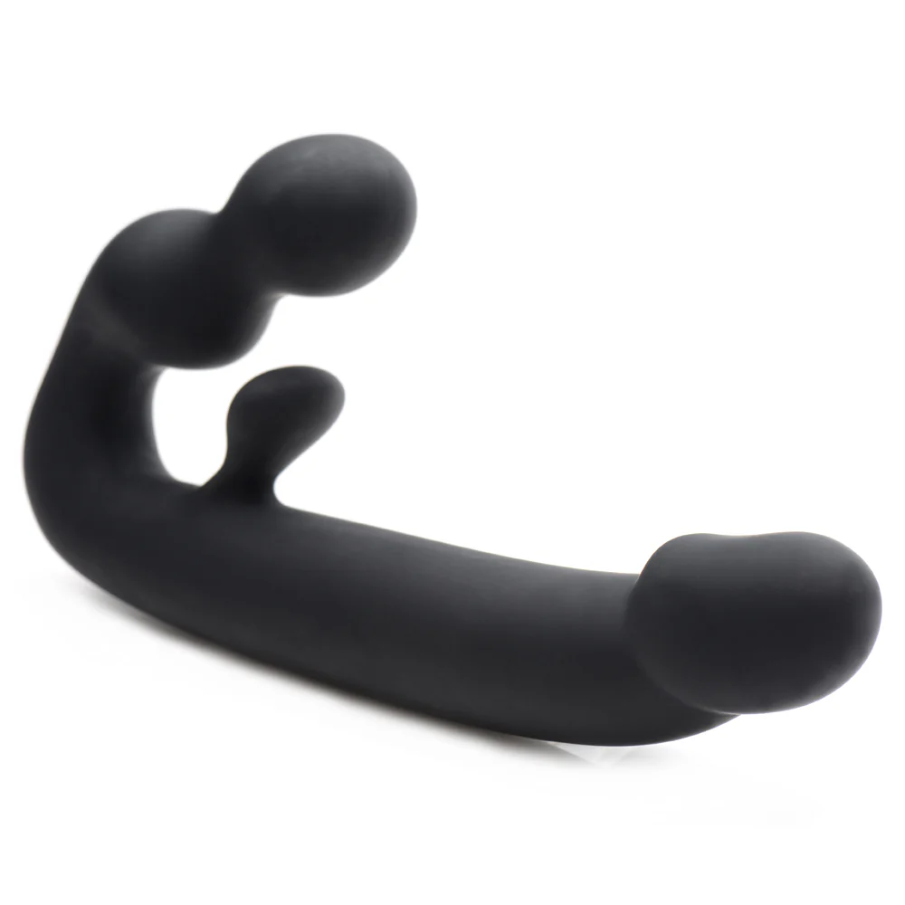 Strap-U Tri-Volver Rechargeable Vibrating Rabbit Strapless Strap-On - Image 3