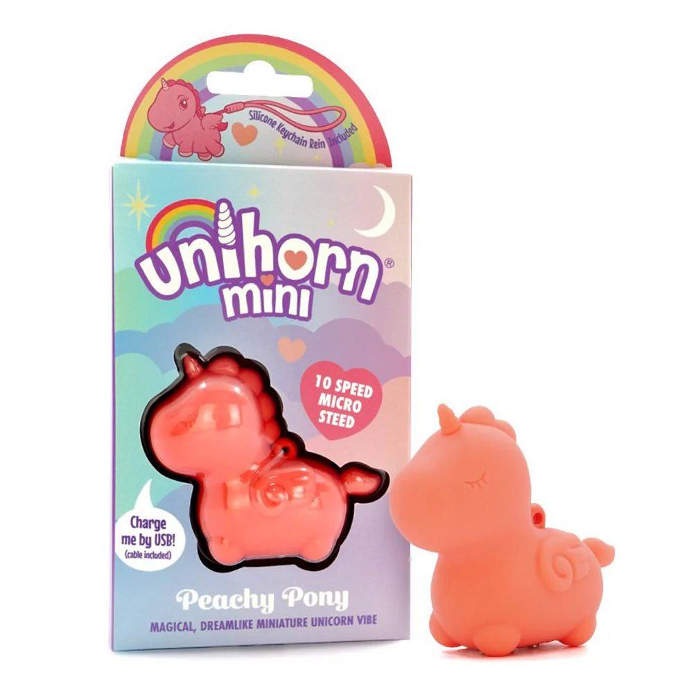 Unihorn Peachy Pony Mini Keychain Unicorn Vibrator - Image 4