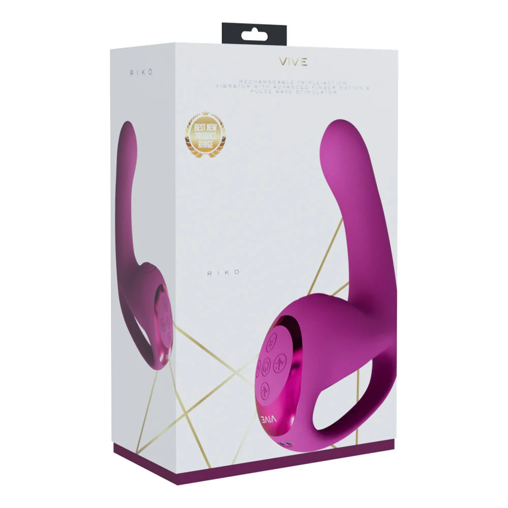 Vive Riko Triple Clitoral Thumping Come-Hither G-Spot Vibrator - Image 5