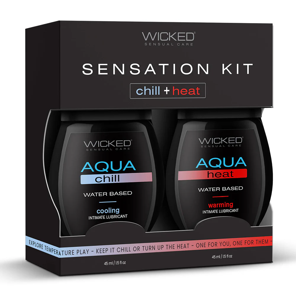 Wicked Chill + Heat Water-Based Lubricant Sensation Kit - Image 4