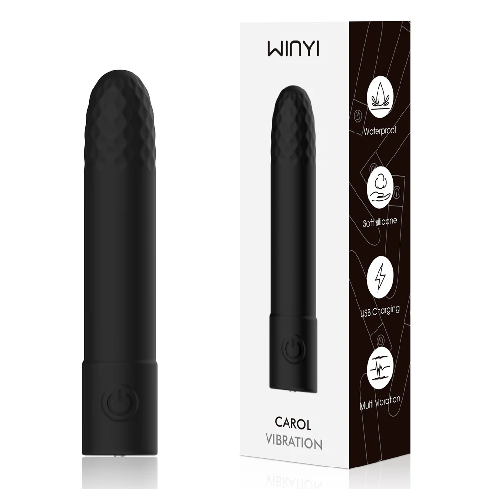 Winyi Carol 10-Mode Textured Silicone Bullet Vibrator - Image 9